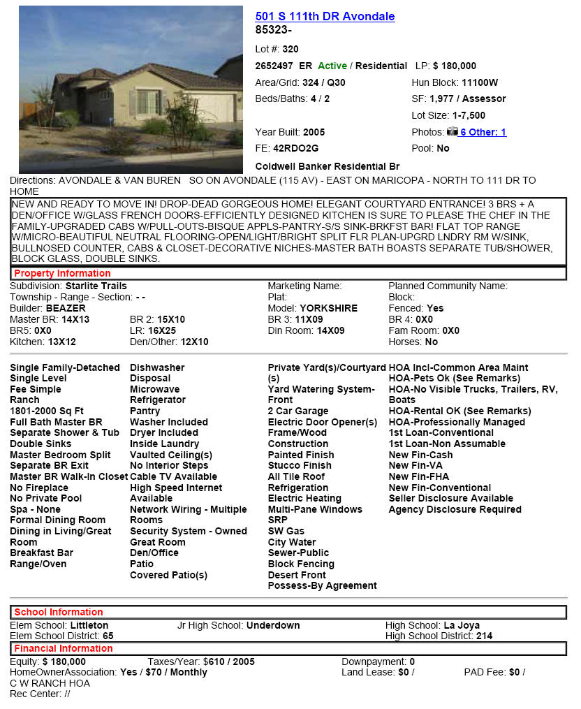 MLS DATASHEET FOR MLS NUMBER 2652497